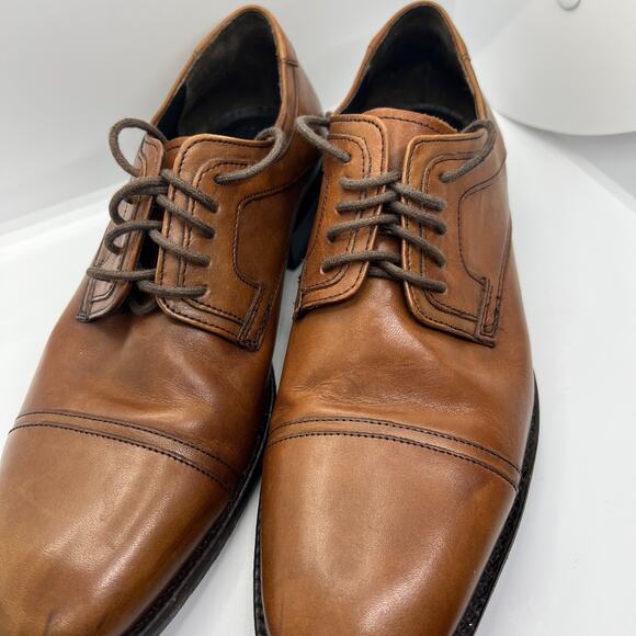 Johnston & Murphy Brown Dress Shoes Men’s 8M Leather Cap Toe 20‑1276 India main image 5